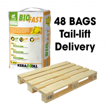 Kerakoll BioFast Eco-Friendly Rapid Set White Shock 20kg Full Pallet (48 Bags Tail Lift)